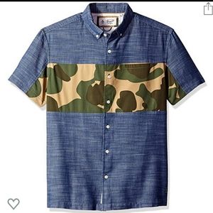 Penguin short sleeve button down shirt